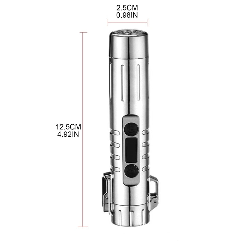 Premium Electric Shaver with LED Light and Trimmer