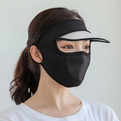 Lightweight Outdoor Sun Hat with UV Face Mask