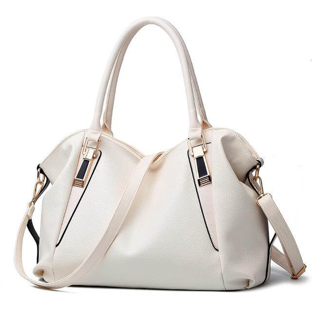 Luxury Genuine Leather Ladies Tote Bag - Fesara