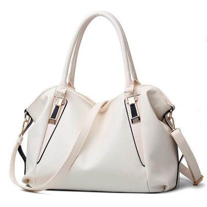 Luxury Genuine Leather Ladies Tote Bag - Fesara
