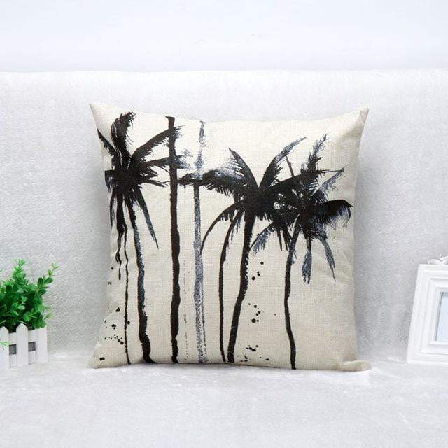 Colorful Bird Tree Life Home Decor Pillow Cover - Fesara