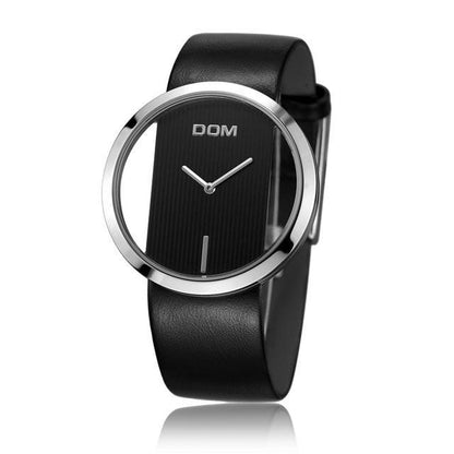 Sleek Crystal Clear Fashion Watch