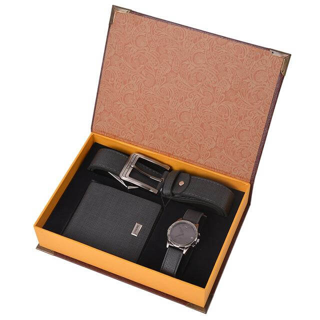 Luxury Men's Genuine Leather Accessory Kit - Fesara