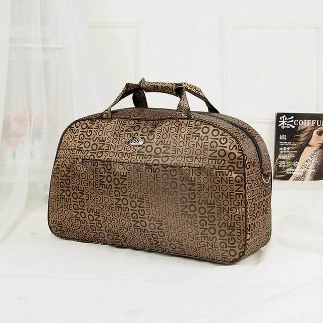 Stylish Canvas Travel Duffel Zipper Bags