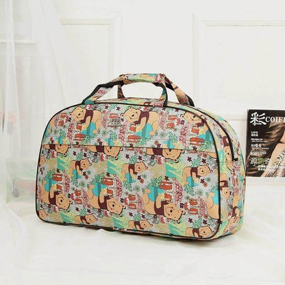 Stylish Canvas Travel Duffel Zipper Bags