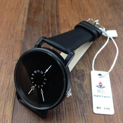 Elegant Real Leather Fashion Women's Wrist Watch