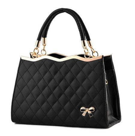 Korean Style Leather Crossbody Bag - Fesara