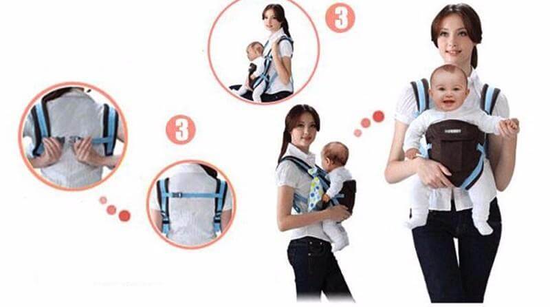 Comfortable 4 in 1 Baby Sling Carrier