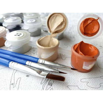 Beautiful Flowers Paint By Numbers Art Kit