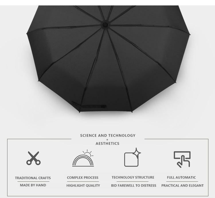Compact Auto Open Close Waterproof Umbrella