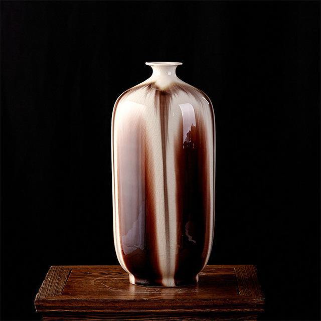 Traditional Chinese Style Cracked Glaze Decorative Vase