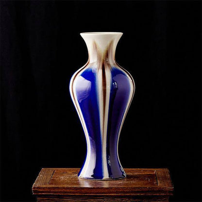 Traditional Chinese Style Cracked Glaze Decorative Vase