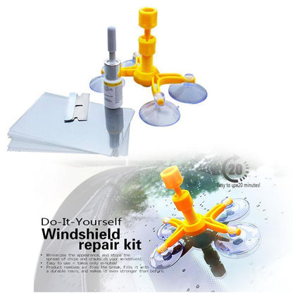 Easy Car Windshield Repair DIY Kit Glass Fix