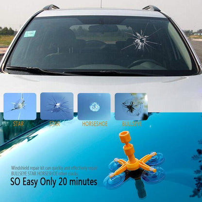 Easy Car Windshield Repair DIY Kit Glass Fix