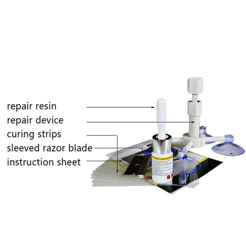 Easy Car Windshield Repair DIY Kit Glass Fix