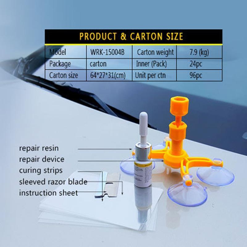 Easy Car Windshield Repair DIY Kit Glass Fix