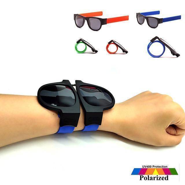 Fashionable Polarized Slap On Sunglasses Wristband