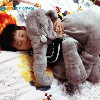 Cuddly Soft Baby Elephant Toy Pillow