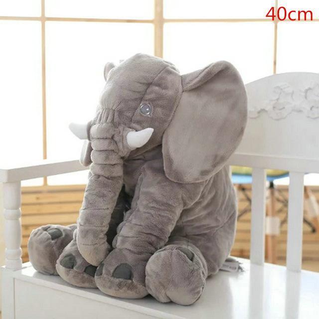 Cuddly Soft Baby Elephant Toy Pillow