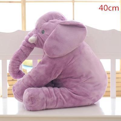 Cuddly Soft Baby Elephant Toy Pillow