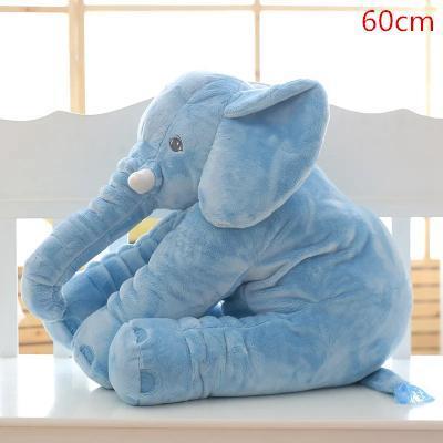Cuddly Soft Baby Elephant Toy Pillow