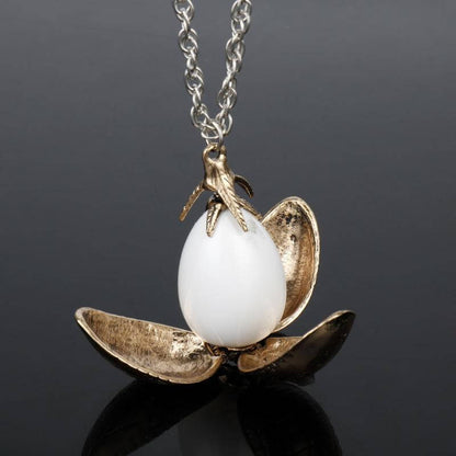Mythical Dragon Pendant Necklace - Fesara