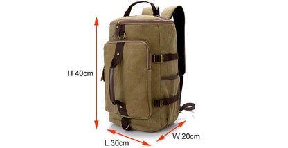 Spacious Retro Style Travel Backpack