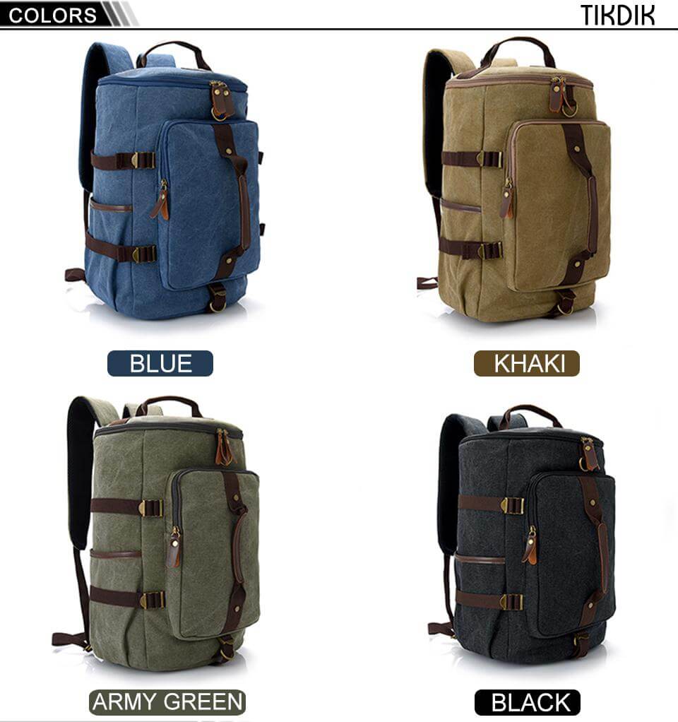 Spacious Retro Style Travel Backpack