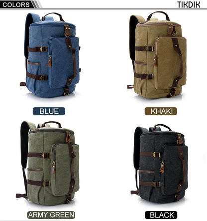Spacious Retro Style Travel Backpack