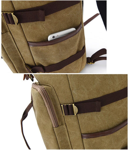 Spacious Retro Style Travel Backpack