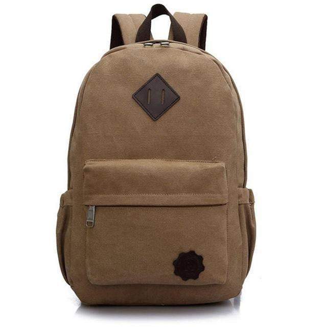 Vintage Leather Laptop Backpack for Men