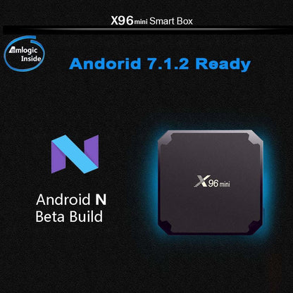 Compact Android 7.1 TV Box Streaming Media Player