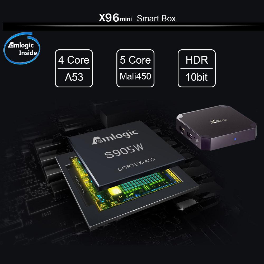 Compact Android 7.1 TV Box Streaming Media Player