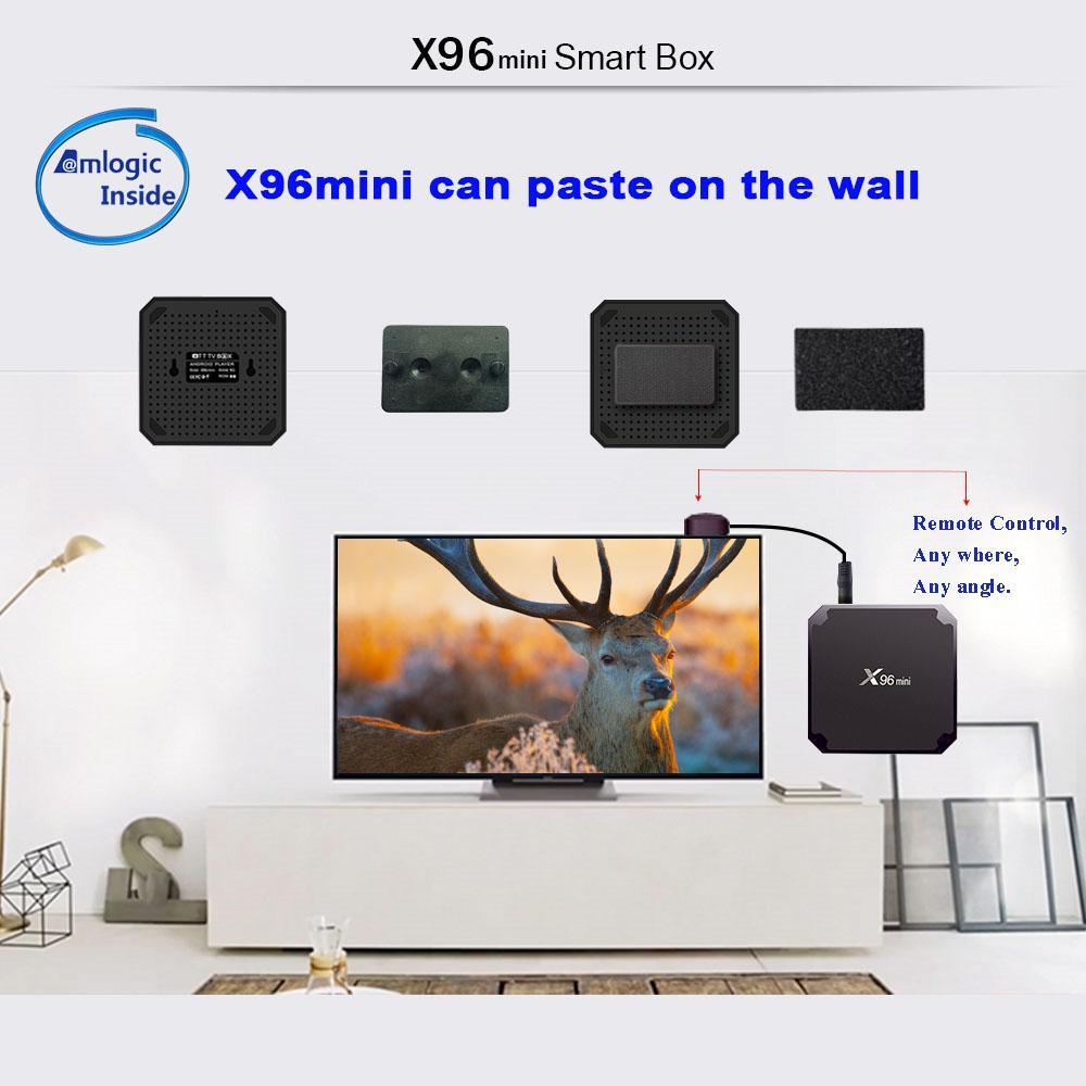 Compact Android 7.1 TV Box Streaming Media Player