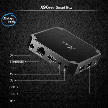 Compact Android 7.1 TV Box Streaming Media Player