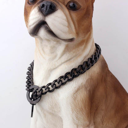 Stylish Wide Hip Hop Dog Collar 15mm - Fesara