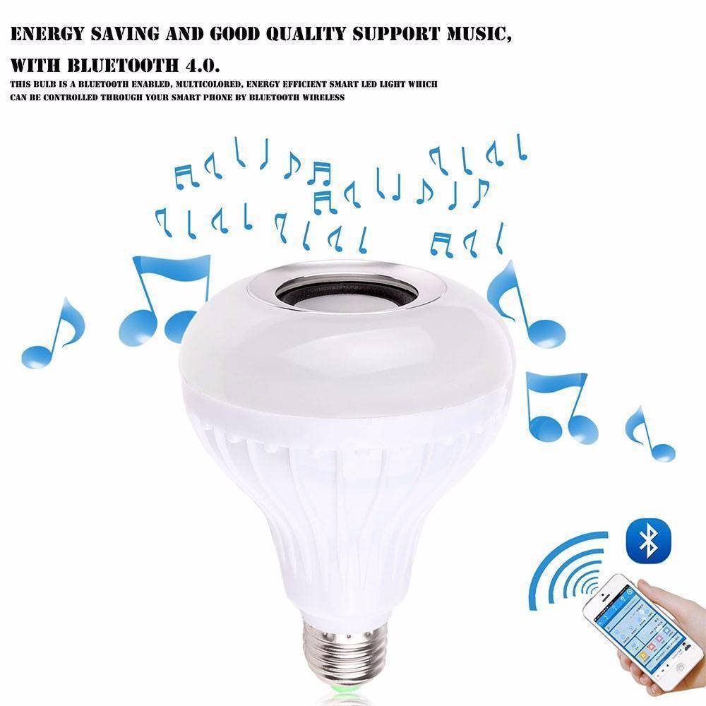Compact Bluetooth LED Speaker Light Bulb