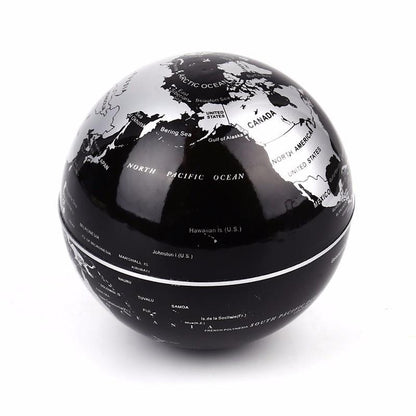 Luxury Floating Globe Lamp with LED Light and US Plug