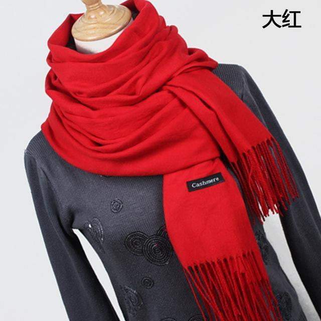 Soft Silk Wrap Scarf - Fesara