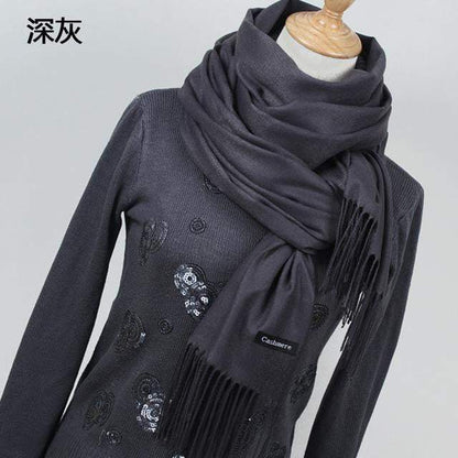 Soft Silk Wrap Scarf