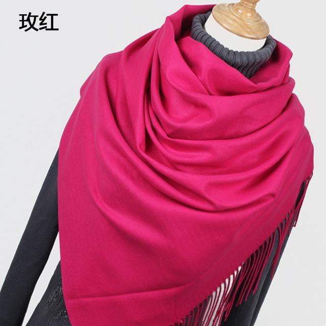 Soft Silk Wrap Scarf