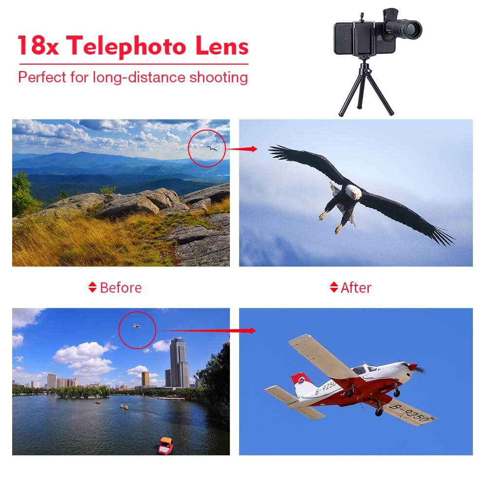 High Quality 18x Zoom Mobile Phone Lens