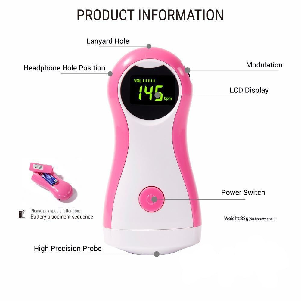 Pregnancy Baby Heartbeat Audio Monitor
