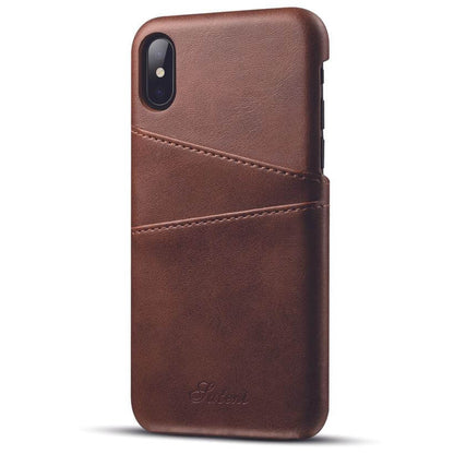 Premium Leather iPhone X Wallet Cover