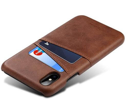Premium Leather iPhone X Wallet Cover