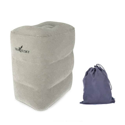 Portable Inflatable Foot Rest Travel Pillow