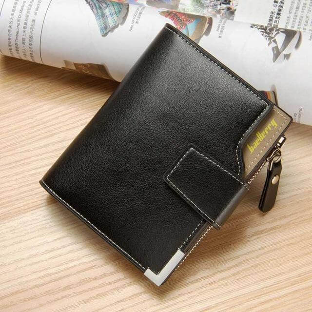 Leather Men's Slim Wallet Clutch - Fesara