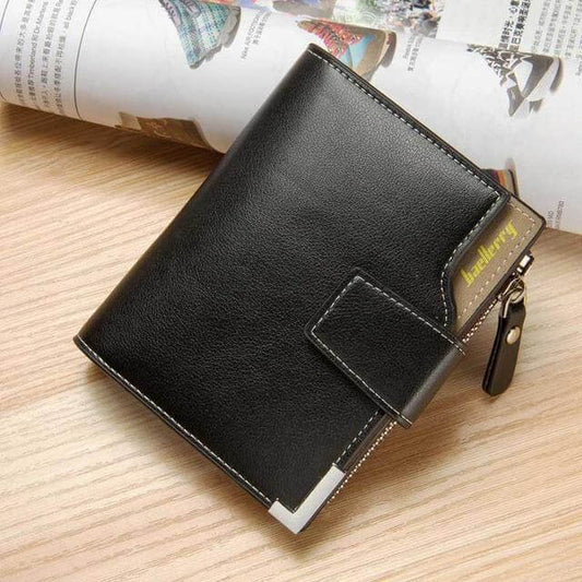 Leather Men's Slim Wallet Clutch - Fesara