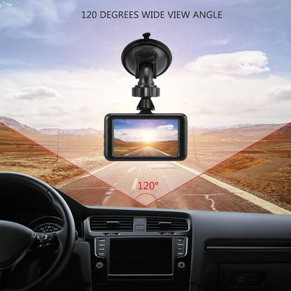 Compact Car Dash Cam 1080P HD Night Vision Recorder