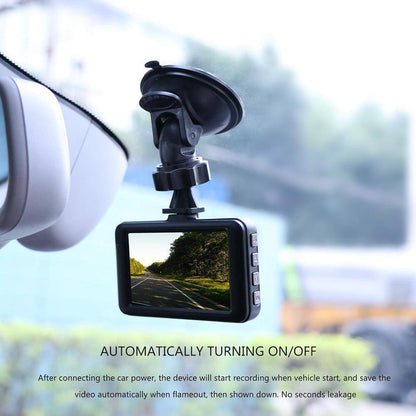 Compact Car Dash Cam 1080P HD Night Vision Recorder